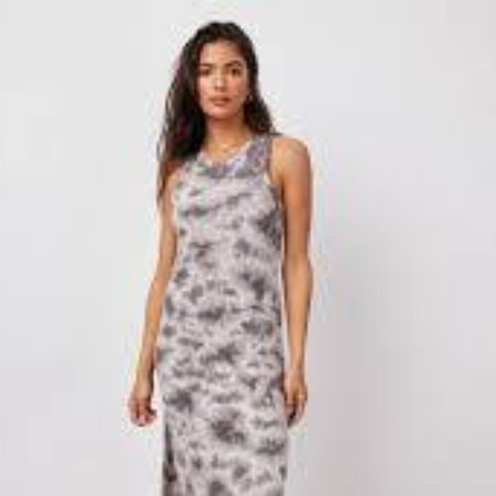 Rails The Tank Dress in Fog Grey 100% Cotton Size M